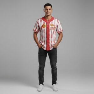 1. FC Union Berlin Baseball Jersey - Custom Pinstripe Football Fan Shirt