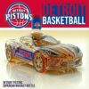 Detroit Pistons Supercar Whiskey Bottle - NBA Collectible Glass Sports Car Liquor Decanter