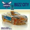 Charlotte Hornets Supercar Whiskey Bottle - NBA Buzz City Corvette Shaped Decanter