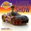 Los Angeles Lakers Supercar Whiskey Bottle - Luxury Sports Car Shaped Decanter with Crown Stopper