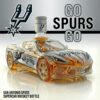 San Antonio Spurs Supercar Whiskey Bottle - Luxury Glass Decanter Collectible Fan Gift
