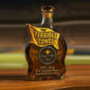 Pittsburgh Steelers Terrible Towel Decanter - 50th Anniversary Commemorative Liquor Bottle