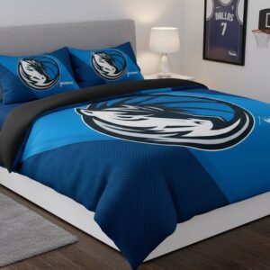 Dallas Mavericks Comforter Bedding Set - NBA Basketball Fan Bedroom Decor