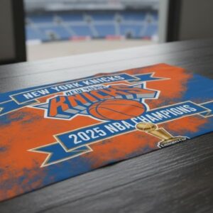 New York Knicks 2025 Champions Flag - NBA Basketball Team Logo Banner, Sports Fan Gift