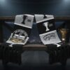 San Antonio Spurs 2025 Champions Scarf - Commemorative NBA Emirates Cup Knitted Fan Apparel