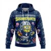 Dallas Cowboys SpongeBob SquarePants Hoodie - NFL Cartoon Crossover 3D All Over Print Pullover