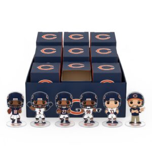 Chicago Bears Mystery Player Figurines - Official NFL Blind Box Collectible Set