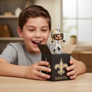 New Orleans Saints Mystery Mini Figures - NFL Collectible Player Blind Box Figurines