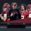Alabama Crimson Tide Football Lamp - Personalized Acrylic LED Night Light