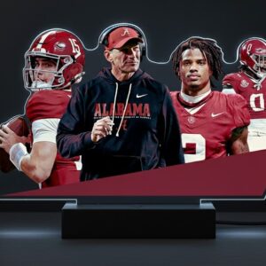 Alabama Crimson Tide Football Lamp - Personalized Acrylic LED Night Light