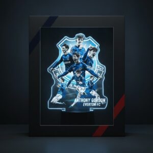 Anthony Gordon Everton FC Lamp - 3D Acrylic Night Light Football Fan Gift