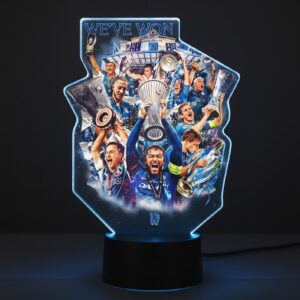 Chelsea Football Club LED Lamp - Trophy Celebration Collage 3D Night Light