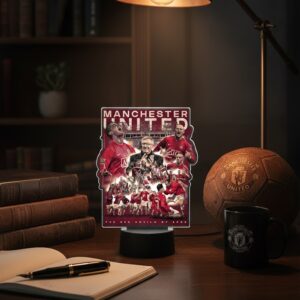 Manchester United 2008 LED Lamp - The Red Devils Tribute Night Light