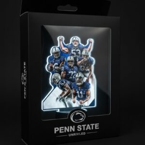 Penn State Nittany Lions Lamp - 3D Illusion LED Football Player Collage Light