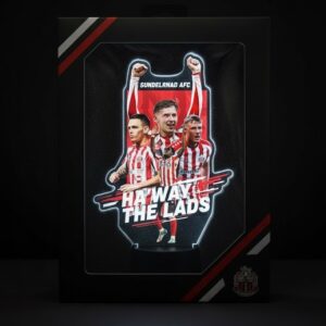 Sunderland AFC LED Night Light - Custom Football Player Desk Lamp, Ha'way The Lads Fan Gift