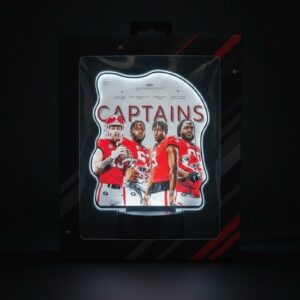 Georgia Bulldogs Captains LED Lamp - 3D Acrylic Football Player Night Light Decor
