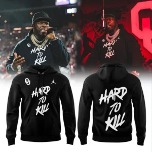 50 Cent Oklahoma Sooners Hard To Kill Hoodie - Jordan Brand Collaboration Pullover Sweatshirt
