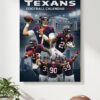 Houston Texans Football Calendar 2026 - Spiral Bound Wall Calendar with Dynamic Player Collage, NFL Fan Gift
