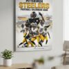 Pittsburgh Steelers 2026 Calendar - NFL Team Players Photo Collage Wall Decor