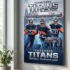 Tennessee Titans Football Calendar 2026 - NFL Team Player Action Shots Spiral Bound Wall Decor