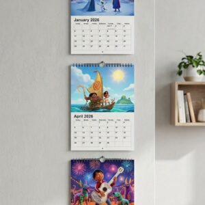 Disney Wall Calendar 2026 - Featuring Classic Characters with Glossy Illustrated Artwork