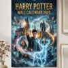 Harry Potter Wall Calendar 2026 - Magical Illustrated Artwork Featuring Hogwarts and Iconic Characters