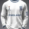 England 2026 World Cup Long Sleeve Shirt - Concept Football Fan Jersey with Waffle Knit Texture