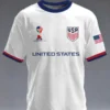 United States 2026 World Cup Jersey - White Concept Home Kit T-Shirt with Tri-Host Nation Badge