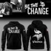 Minnesota Vikings Be The Change Hoodie - NFL Social Justice Inspired Black Pullover Sweatshirt