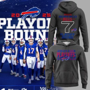 Buffalo Bills 2025 Playoffs Hoodie - Playoff Bound Billieve Fan Apparel