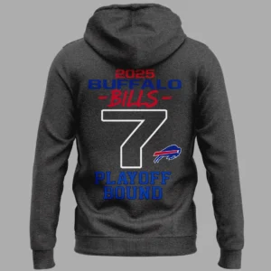 Buffalo Bills 2025 Playoffs Hoodie - Playoff Bound Billieve Fan Apparel