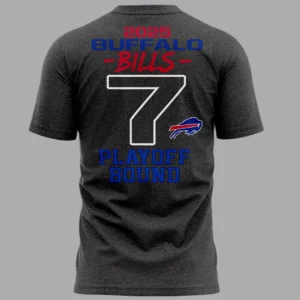 Buffalo Bills 2025 Playoff Bound T-Shirt - NFL National Football Playoffs Fan Gear