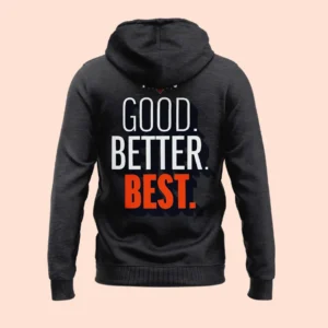 Chicago Bears 2025 Playoffs Hoodie - Good Better Best Clinched Sweatshirt for NFL Fans