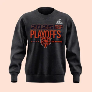 Chicago Bears 2025 Playoffs Sweatshirt - Good Better Best Clinched Fan Apparel