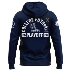 Ole Miss Rebels College Football Playoff Hoodie - 2025-2026 Season Fan Pullover Sweatshirt