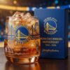 Golden State Warriors Anniversary Whiskey Glass - NBA Gift Set