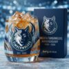 Minnesota Timberwolves Anniversary Whiskey Glass - NBA Basketball Team Collectible Gift