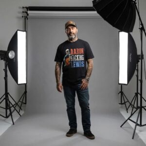 Aaron Fcking Lewis Tour Shirt - 2026 American Tour Concert Merch with Gadsden Snake