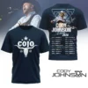 Cody Johnson Live 2026 Tour Shirt - Country Music Concert Merch with COJO Logo and Tour Dates