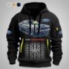 Ford Mustang 3D Graphic Hoodie - Classic Muscle Car All Over Print Zipper Sweatshirt