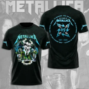 Metallica 45 Years Anniversary T-Shirt