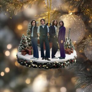 The Beatles Christmas Ornament - Rock Band Festive Tree Decoration, Music Lover Gift