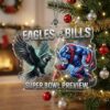 20251227 Eagles vs Bills Mascot Showdown Ornament Super Bowl Preview Edition 2