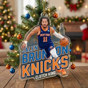 20251227 Jalen Brunson Star Player Ornament New York Knicks 2