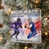 20251227 Lamar Jackson vs Josh Allen NFL MVP Race Ornament 1