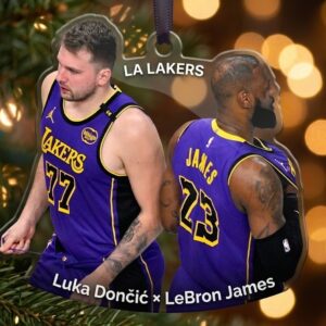 20251227 Luka Doncic and LeBron James Ornament 1