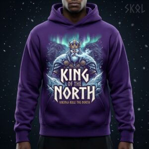 20251227 MINNESOTA VIKINGS KING OF THE NORTH HOODIE 1
