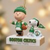Boston Celtics Peanuts Ornament Personalized Christmas