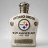 Pittsburgh Steelers Whiskey Decanter 93rd Anniversary Edition
