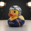 Denver Broncos Rubber Duck - NFL Football Fan Collectible Bath Toy